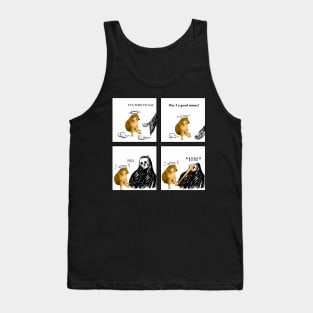 Was I A Good Meme? No. Bonk. Cheems Doge Tank Top